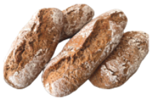 Pain au levain foncé